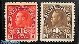 Canada 1916 ITC 2v, Mint NH, History - World War I - Nuevos