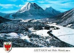 73243866 Leutasch Winterpanorama Mit Hohe Munde Mieminger Kette Fliegeraufnahme  - Other & Unclassified