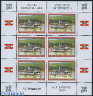 Austria 2008 Stamp Day M/s, Mint NH, Transport - Stamp Day - Ships And Boats - Neufs