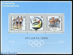 Palestinian Terr. 1996 Olympic Centenary S/s, Mint NH, Sport - Athletics - Boxing - Olympic Games - Atletiek