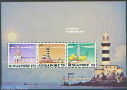 Singapore 1982 Lighthouses S/s, Mint NH, Various - Lighthouses & Safety At Sea - Lighthouses