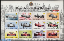 San Marino 1998 Ferrari 12v M/s, Mint NH, Sport - Transport - Autosports - Sport (other And Mixed) - Automobiles - Fer.. - Unused Stamps