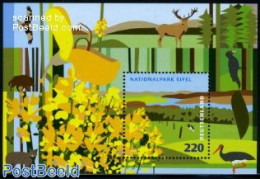 Germany, Federal Republic 2009 Nature Park Eifel S/s, Mint NH, Nature - Animals (others & Mixed) - Birds - Deer - Neufs