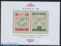 South Africa 1998 Ilsapex S/s, Mint NH, History - Coat Of Arms - Neufs