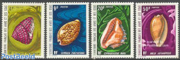 Afars And Issas 1972 Shells 4v, Mint NH, Nature - Shells & Crustaceans - Nuevos