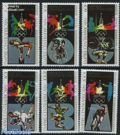 Central Africa 1979 Olympic Games Moscow 6v, Mint NH, Sport - Cycling - Judo - Olympic Games - Weightlifting - Radsport