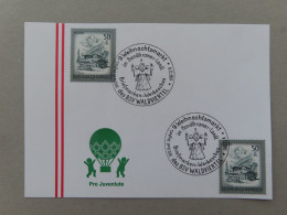 Österreich Pro Juventute - Mit Sonderstempel 8. 12. 1987 Groß Siegharts, 9. Weihnachtsmarkt (Nr.1482) - Other & Unclassified