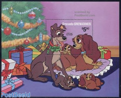 Grenada Grenadines 1981 Christmas, Disney S/s, Mint NH, Religion - Christmas - Art - Disney - Christmas