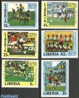 Liberia 1986 World Cup Football 6v, Mint NH, Sport - Football - Autres & Non Classés
