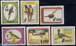 Paraguay 1989 Endangered Birds 6v, Mint NH, Nature - Birds - Parrots - Toucans - Paraguay