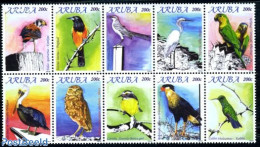 Aruba 2010 Birds 10v [++++], Mint NH, Nature - Birds - Owls - Parrots - Autres & Non Classés