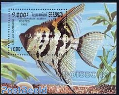 Cambodia 1992 Fish S/s, Mint NH, Nature - Fish - Vissen