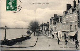 45 GIEN - Perspective Des Quais De Loire  - Gien