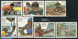 Guinea Bissau 1984 11 Years Independence 7v, Mint NH, Health - Science - Health - Education - Guinea-Bissau