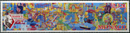 Monaco 2023. Fresco Depicting Achievements Of Prince Rainier III (MNH OG) Stamp - Nuevos
