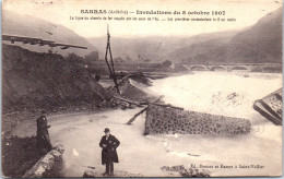 07 SARRAS - Crue De 1907, La Ligne De Chemin De Fer Détruite  - Autres & Non Classés