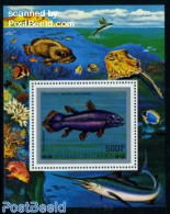 Comoros 1977 Fish S/s, Coelacanthe, Mint NH, Nature - Fish - Vissen