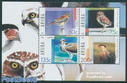 Aruba 2005 Birds Of Prey S/s, Mint NH, Nature - Birds - Birds Of Prey - Owls - Autres & Non Classés