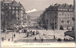 SUISSE - GENEVE - La Rue Du Mont Blanc  - Autres & Non Classés