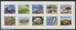 Guernsey 2007 La Societe Guernesiaise 10v S-a, Mint NH, Nature - Religion - Animals (others & Mixed) - Bees - Birds - .. - Funghi