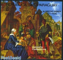 Paraguay 1978 Christmas S/s (with A Or B Before Number), Mint NH, Religion - Christmas - Art - Dürer, Albrecht - Pain.. - Natale