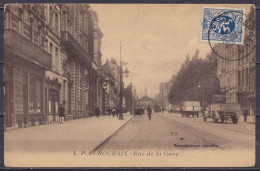 CP Roubaix Affr. N°285 Càd TOURNAI 2/7 II 1934 Pour MALMEDY - 1922-1927 Houyoux