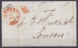 LSC (sans Contenu) Càd ANVERS /15 FEV 1833 Pour LONDON Grande Bretagne - [P.P.] (au Dos: Càd Arrivée "FPO /FE 18/ 1833") - 1830-1849 (Belgica Independiente)