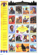 Grenada Grenadines 2000 Millennium, Events 1300-1350 17v M/s, Mint NH, History - Nature - Science - Transport - Histor.. - Case Reali