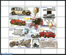 Maldives 1993 Benz Automobiles 12v M/s, Mint NH, Transport - Automobiles - Voitures