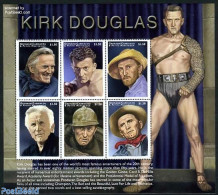 Grenada Grenadines 1999 Kirk Douglas 6v M/s, Mint NH, Performance Art - Film - Movie Stars - Cinema