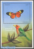 Tanzania 1999 Tithorea Harmonia S/s, Mint NH, Nature - Butterflies - Tanzania (1964-...)