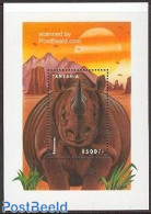 Tanzania 1999 Rhino S/s, Mint NH, Nature - Animals (others & Mixed) - Rhinoceros - Tansania (1964-...)