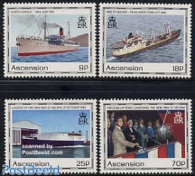Ascension 1990 RMS St. Helena 2 4v, Mint NH, Transport - Ships And Boats - Boten