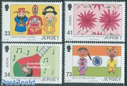 Jersey 2006 A Multicultural Island 4v, Mint NH, History - Performance Art - Various - Europa (cept) - Music - Mills (W.. - Música