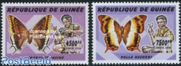 Guinea, Republic 2006 Scouting, Butterflies 2v, Mint NH, Nature - Sport - Butterflies - Scouting - Other & Unclassified