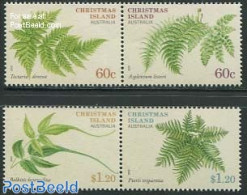 Christmas Islands 2012 Ferns 4v (2x [:]), Mint NH, Nature - Flowers & Plants - Christmaseiland