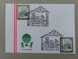 Österreich Pro Juventute - Mit Sonderstempel 12. 12. 1987 Gartenau-St. Leonhard, Adventmarkt St. Leonhard (Nr.1484) - Andere & Zonder Classificatie