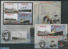 Niuafo'ou 2012 Titanic 2 S/s, Mint NH, Transport - Ships And Boats - Titanic - Barche