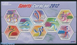 Curaçao 2012 Sports Curacao 8v M/s, Mint NH, Sport - Sport (other And Mixed) - Curacao, Netherlands Antilles, Aruba