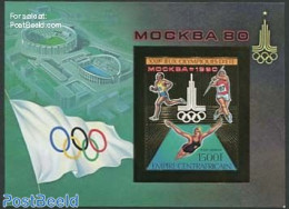 Central Africa 1979 Olympic Games S/s, Imperforated, Mint NH, Sport - Zentralafrik. Republik