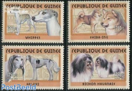 Guinea, Republic 2001 Dogs 4v, Mint NH, Nature - Dogs - Other & Unclassified