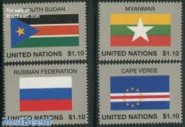 United Nations, New York 2013 Flags 4v, Mint NH, History - Flags - Other & Unclassified