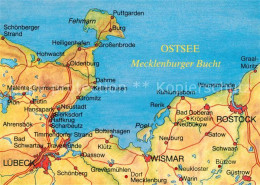 73243472 Puttgarden Landkarte Ostsee Mecklenburger Bucht Puttgarden - Fehmarn