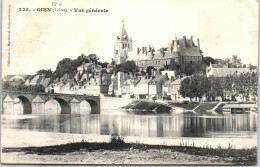 45 GIEN - Vue Generale, Le Pont Sur La Loire Et Le CHATEAU - Gien