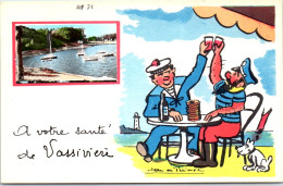 87 VASSIVIERE - Carte Souvenir Du Lac  - Autres & Non Classés