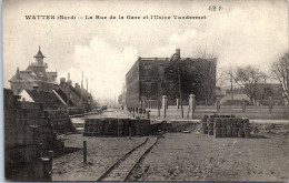 59 WATTEN - La Rue De La Gare Et L'usine Vandermet  - Other & Unclassified