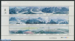 China People’s Republic 2014 River Yangtze 9v M/s, Mint NH, Sport - Mountains & Mountain Climbing - Nuovi