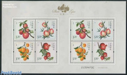 China People’s Republic 2014 Fruits M/s, Mint NH, Nature - Fruit - Nuovi