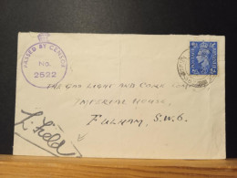 GB,  Passed By Censor 2522, FPO 363 Sans Bloc Dateur - Briefe U. Dokumente