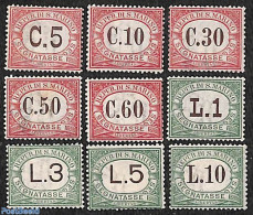 San Marino 1924 Postage Due 9v, Mint NH - Autres & Non Classés